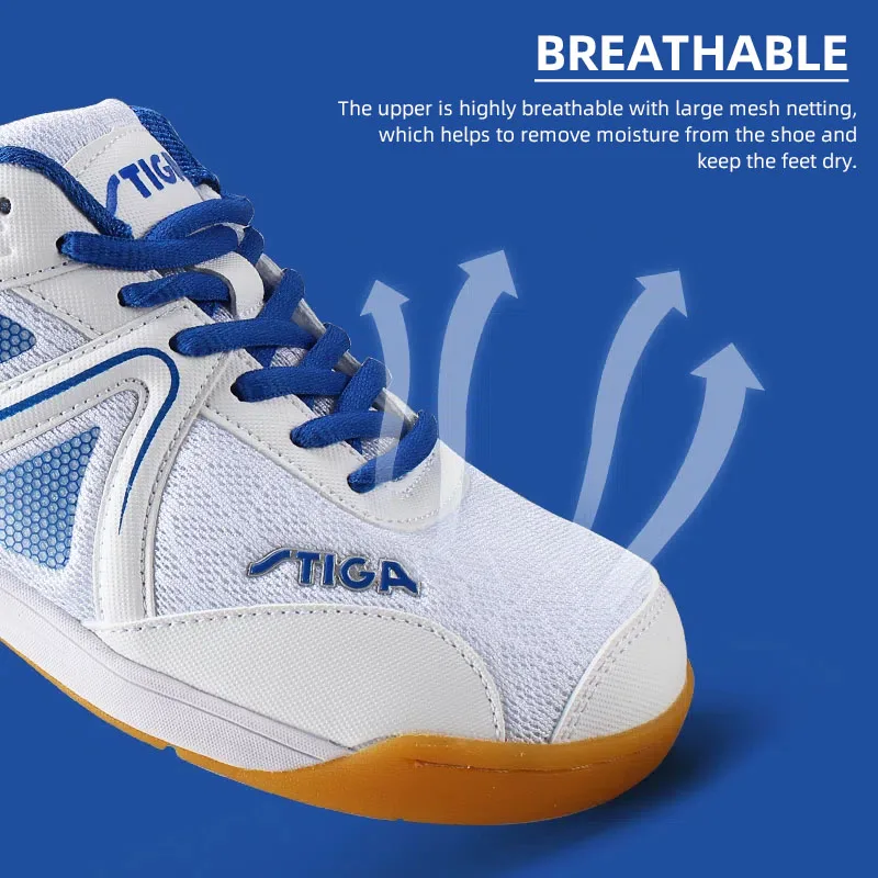 Stiga Sports 5521 5522 Professional Table Tennis Shoes Men Women Workout Sneakers Indoor Ping Pong Shoes