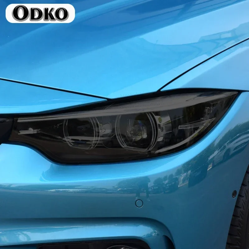 

Car Headlight Tint Black Protective Film Vinyl Protection Transparent TPU Sticker Accessories For BMW 4 Series F32 F33 F36