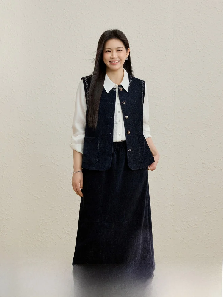 

Artistic Vintage Comfortable Two-Piece Set Large Size Women's Spring New Sle Hollow out Slim Fit Commute Sle Faionable ...