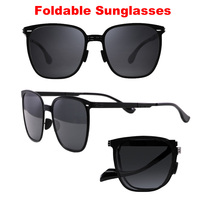 Folding Square Polarized Sunglasses Pro UV400 Screwsless Self-Repairing TAC Lens Scratch-resistant Glasses Outdoor for Xiaomi