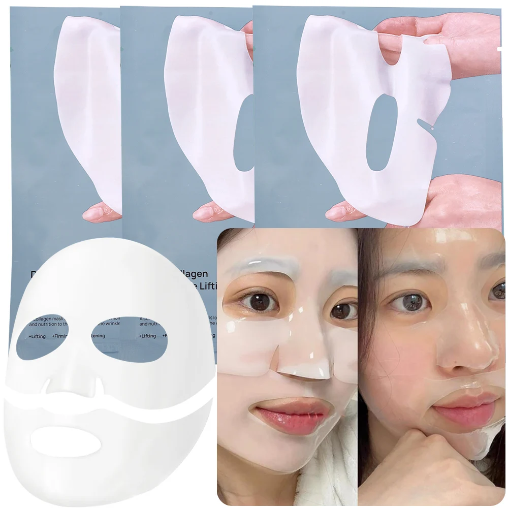 Split Collagen Facial Mask Anti Wrinkle Anti Aging Night Masks Moisturizing Brighten Skin Care Korean Cosmetics Deep Hydrating