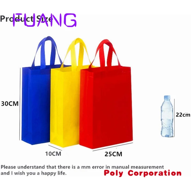 Custom  Promotional Reusable Shopping Bags Custom Non Woven Bag With Print Logo