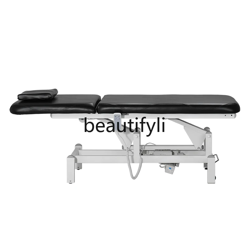 Electric lifting beauty bed Multifunctional medical surgery, massage massage bed Moxibustion bed