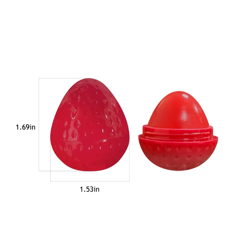 小さなかわいいイチゴメイクアップリップクリーム保湿甘い味リップクリーム化粧品リップカラー口紅リップグロスミニイチゴの形