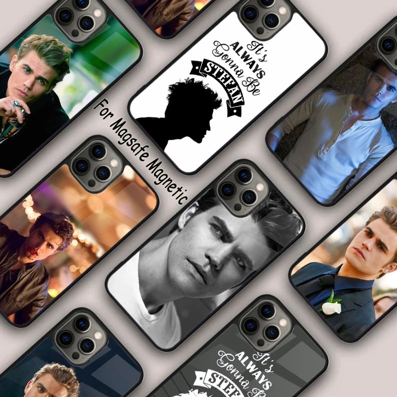 Vampire Diaries Stefan Salvatore Magnetic Phone Case For APPLE iPhone 16 14 13 12 11 Pro Max 15 Plus Wireless MagSafe Cover