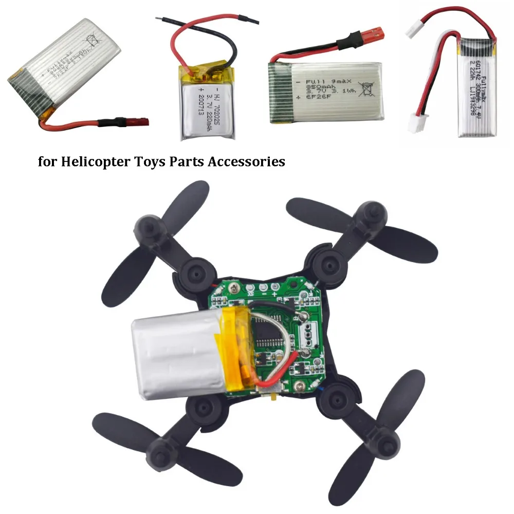 3.7V 850mAh Lithium Battery Multistyles 3.7V 600MAH Quadcopter Parts Aircraft Model Battery for SYMA X56W X54HW X54HC Quadcopter
