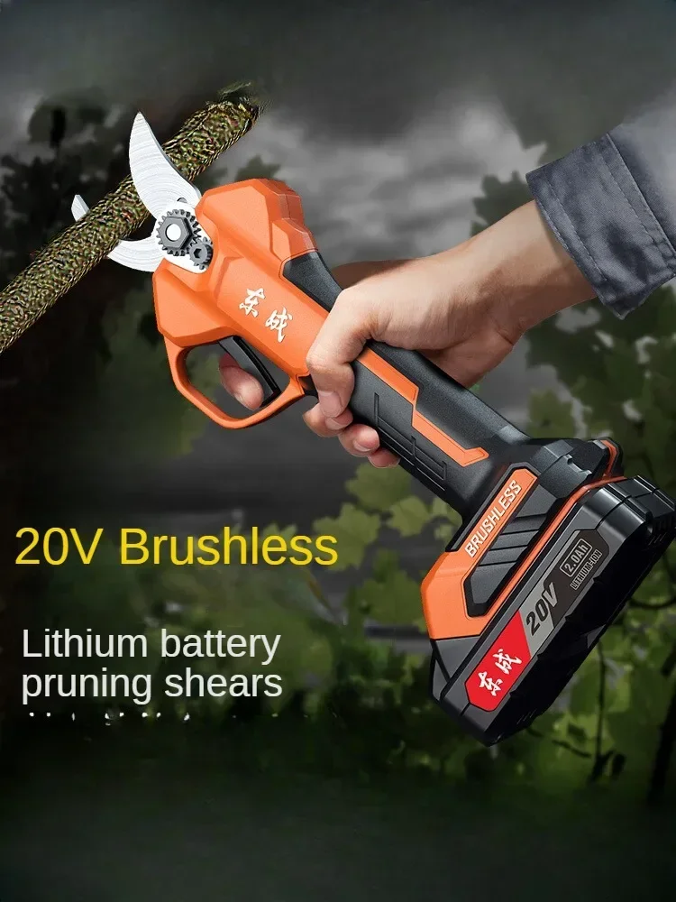 Professional Electric Pruning Shears for Pruning Trees and Shrubs, Lithium Battery Powered