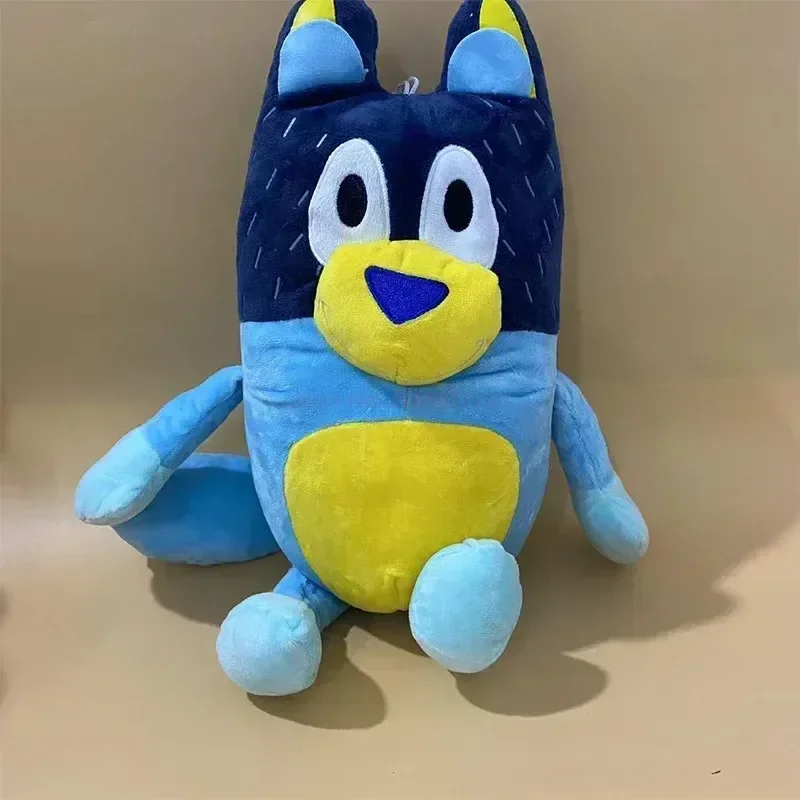 Brinquedos de pelúcia família bluey para crianças, bonito simulação Pet, Dog, Patrol Bingo, irmã, Kawai, boneca de brinquedo infantil, presente de