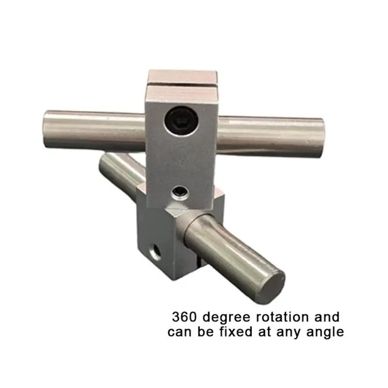 Universal Joint Optical Axis Fixed Clamp 360° Rotatable Cross Fixed Holder for Robotics Assembly Projects