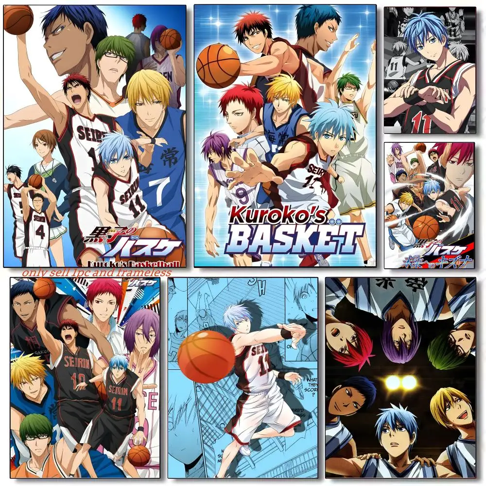 K-kuroko No B-basuke Anime Poster Premium PP Wall Decal - Peel & Stick, HD Print, Waterproof Home Decor