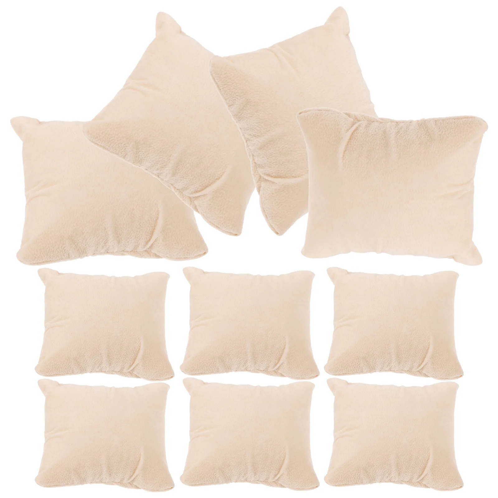 10 Pcs Watch Pillow Jewelry Bracelet Small Bangle Display Cushion Watches for Men