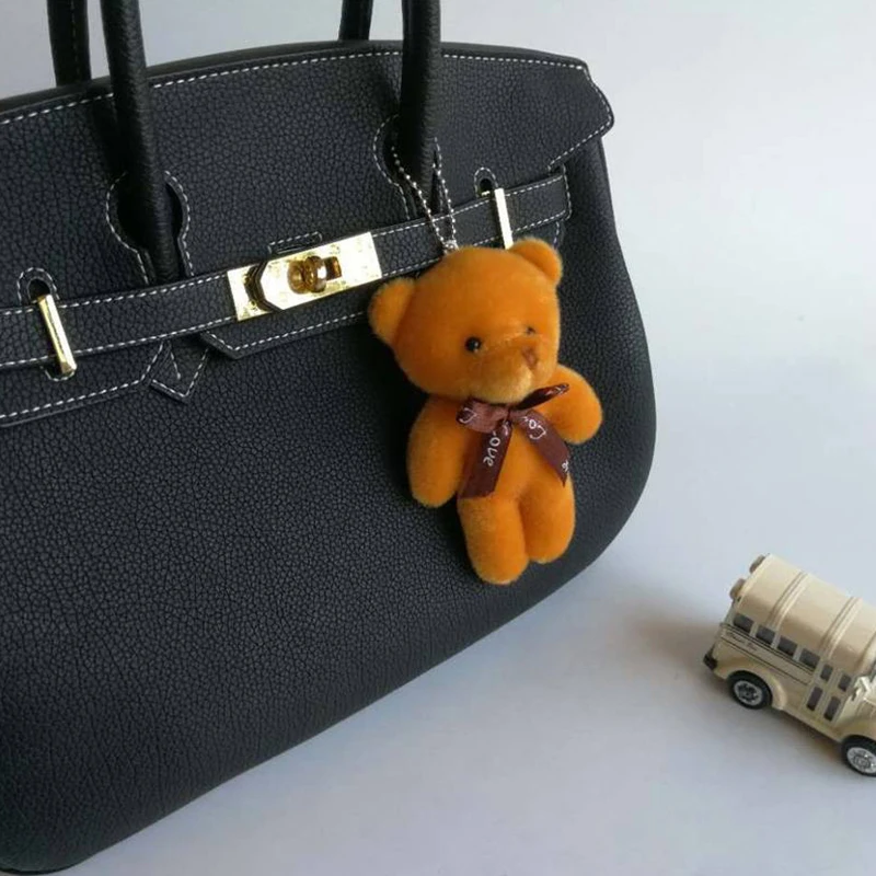 12Pcs Teddy Bears Stuffed Plush Toy Mini Bear Doll Toy Keychain Bag Pendant Wedding Decoration Children Birthday Party Gifts