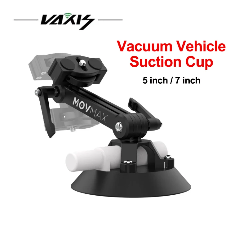 

Vaxis Movmax 5 inch/7 inch Auto Suction Cup Powerful Vacuum Vehicle Mounted Suction Cup Bracket for Window Glass Camcorder