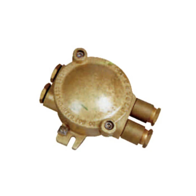 dCJXH202-2 Marine Brass Explosion-proof Junction Box For Boat