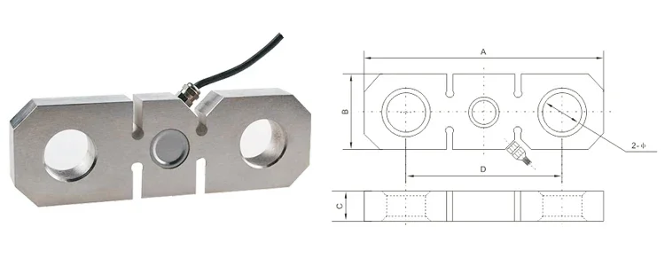 GSL307 Overhead Crane Tension Force load cell 50ton