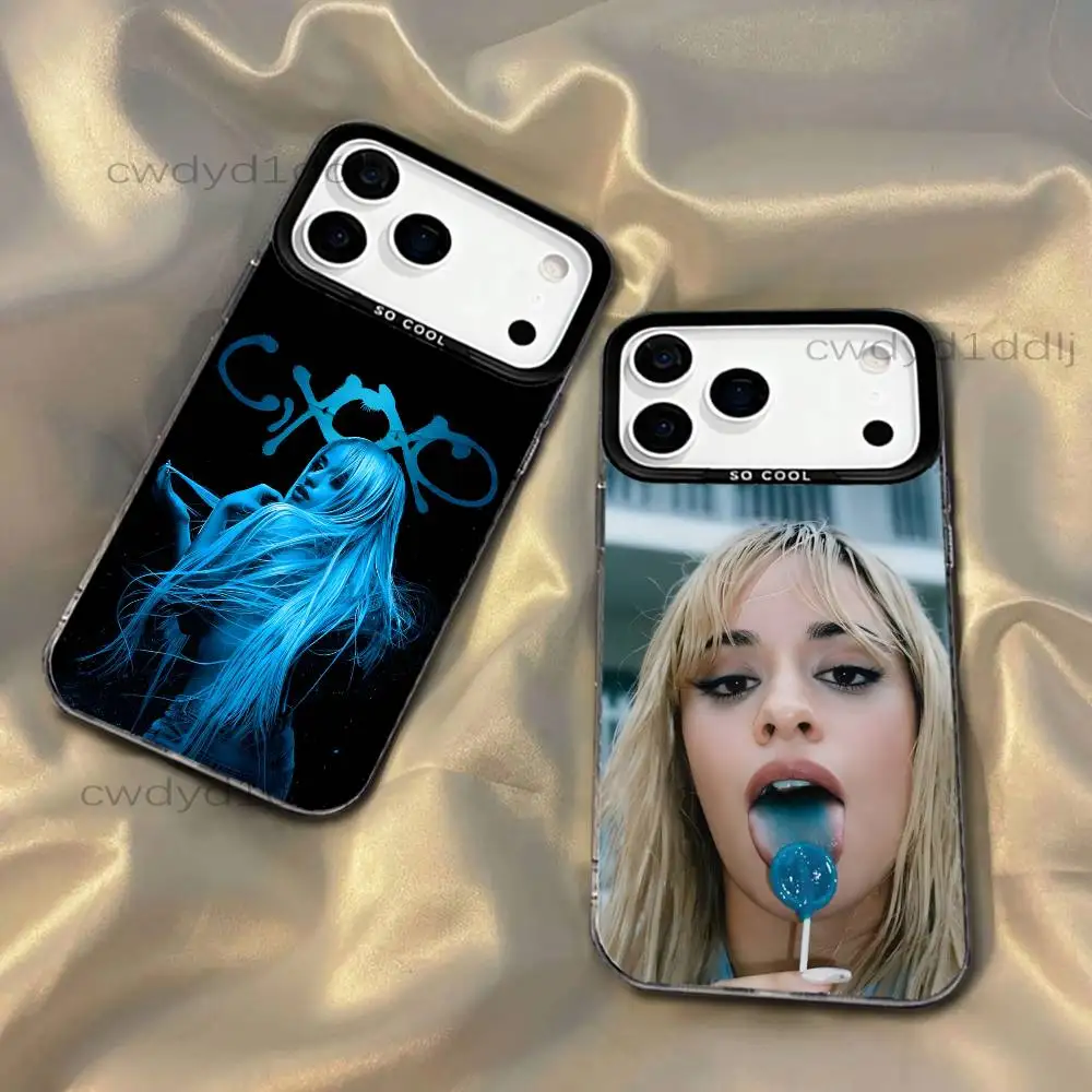 

C-Camila Cabello CXOXO Phone Case For iPhone 17,16,15,14,13,12,X,8,Pro,Max,Plus,SE4,Air,Mini HD Black IMD Matte