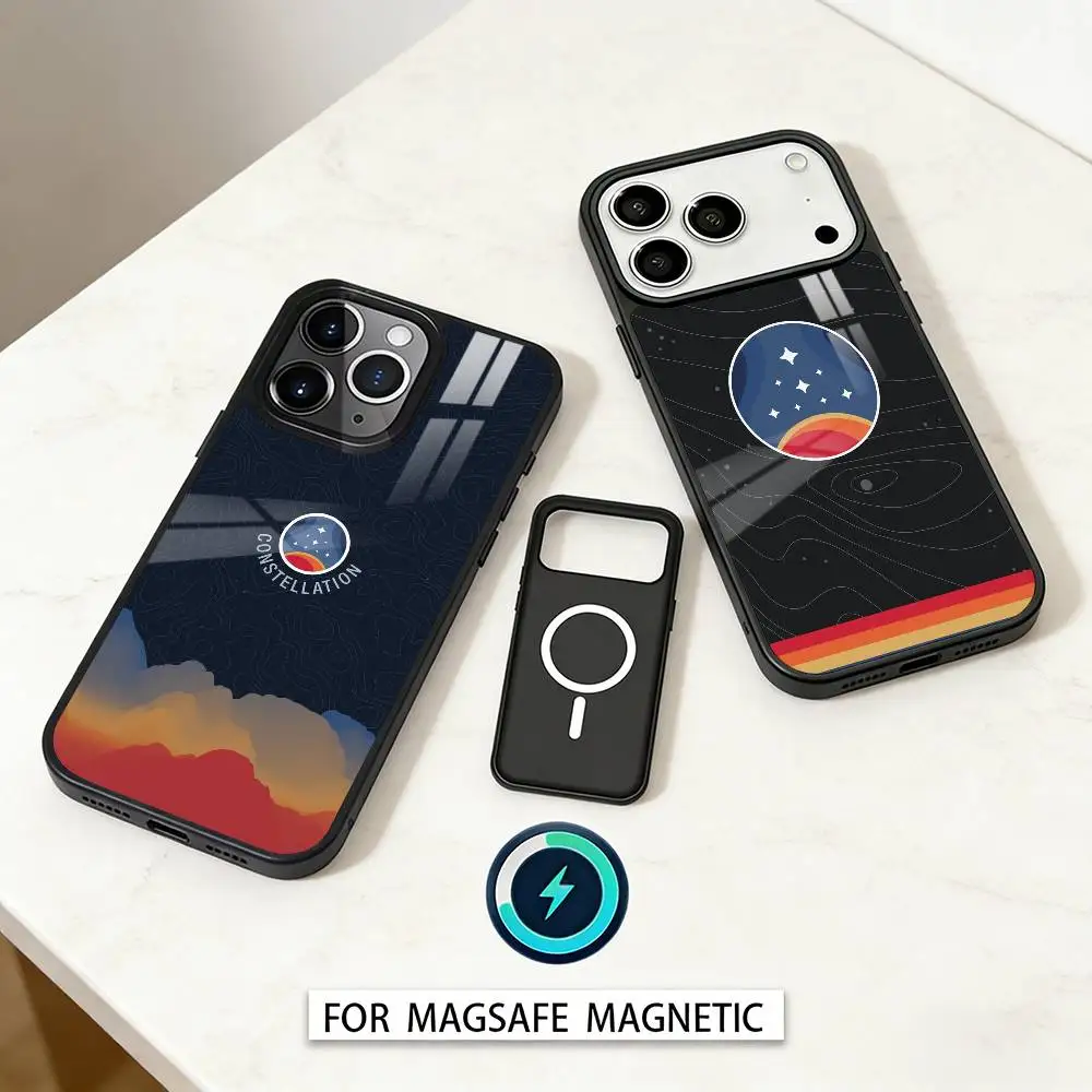 

S-StarfieldS Game Phone Case For iPhone17,16,15,14,13,12,Pro,Max,Magnetic For Magsafe Wireless Charging