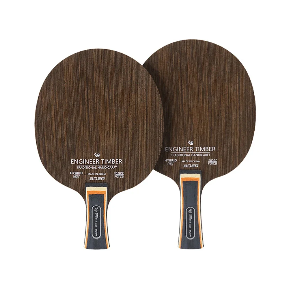 

Precision-Crafted 5-Ply Table Tennis Blade Featherlight 70g Ebony-Dalbergia Wood Pings Pong Base 6.2mm Thick Racket Bottom