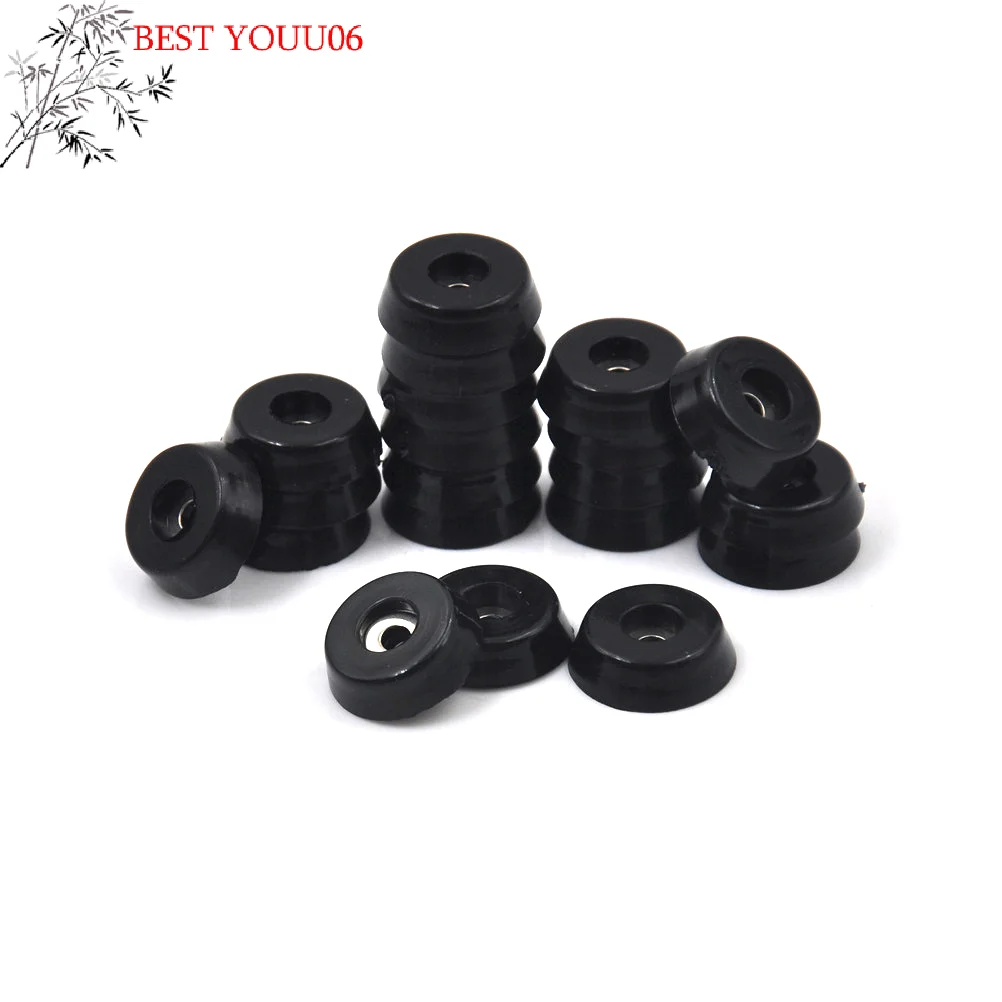 Hot 20Pcs Rubber Feet Bumper Round Non-Slip Table Chair Feet Cover Increase Furniture Pad Wood Floor Protector Electronics Feet