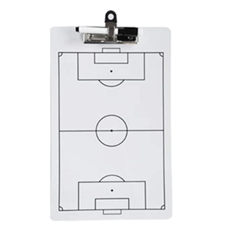 3Pcs Soccer Clipboard For Coaching Double Sided Soccer Dry Erase Board For Coaches 13.78 X 8.7 In Board Marker Boards Durable