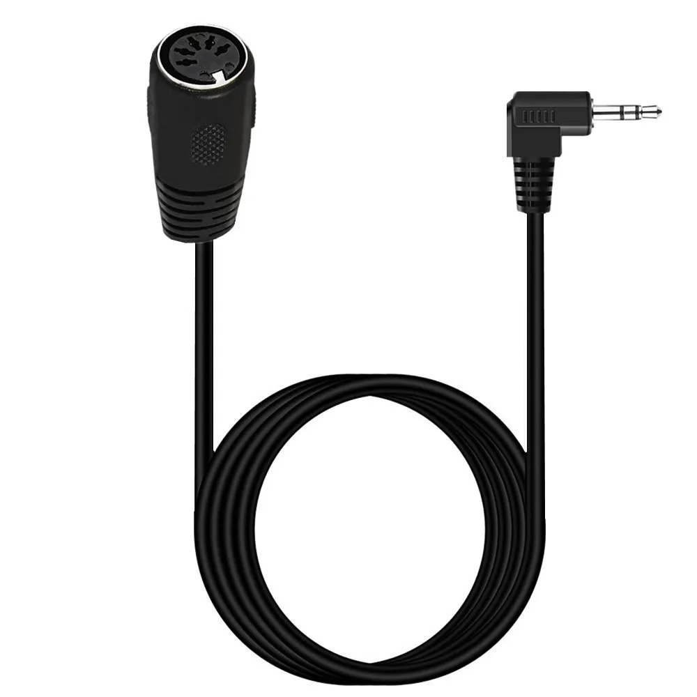 Elbow 5-pin Din MIDI male to 3.5mm male 5Pin Din female to 3.5mm male Plug Stereo Jack Audio Adapter Cable 50cm 150cm 300cm