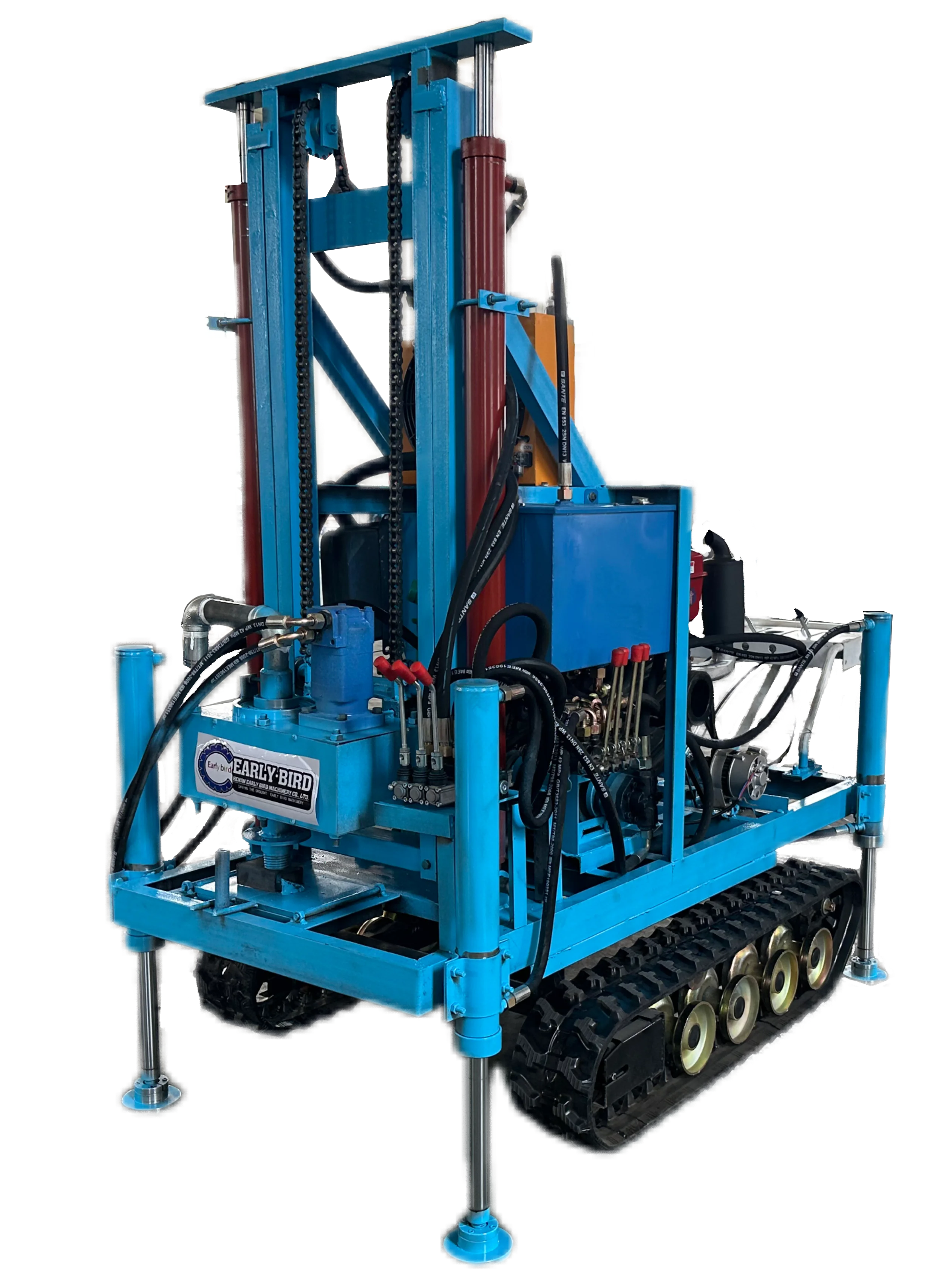 2025200m 300m 350m 600 m Piattaforma di perforazione rotativa per pozzi d'acqua montata su pista/impianto di perforazione mineraria