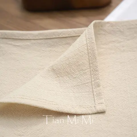 24팩 천 냅킨 40x40cm 평직 워시드 코튼 부드러운 러스틱 테이블 냅킨 웨딩 크리스마스 파티 일상 식사 가족 식사용
