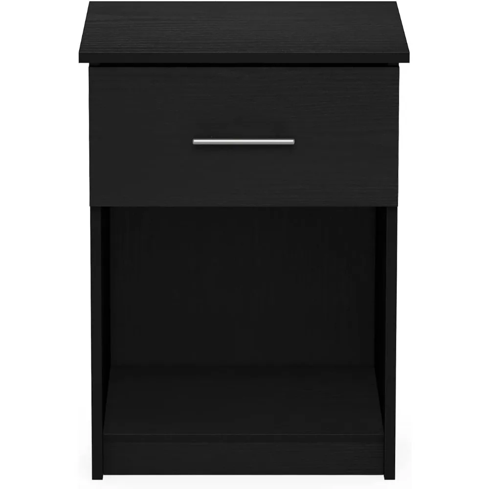 Bedroom Nightstand with Handle, American Style, Single Unit