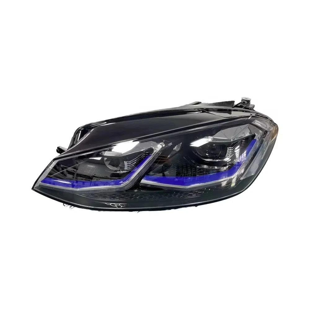 2017 2020 7 5 GTE Blue Stripe LED Headlight Assembly 12V 70W 6000K Original Car Lighting Replacement Parts