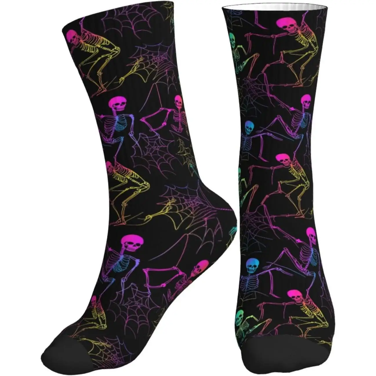 

Носки для экипажа с принтом призраков на Хэллоуин, спортивные, повседневные, удобные и дышащие для мужчин и женщин, для мальчиков и девочек, на день рождения, Рождество