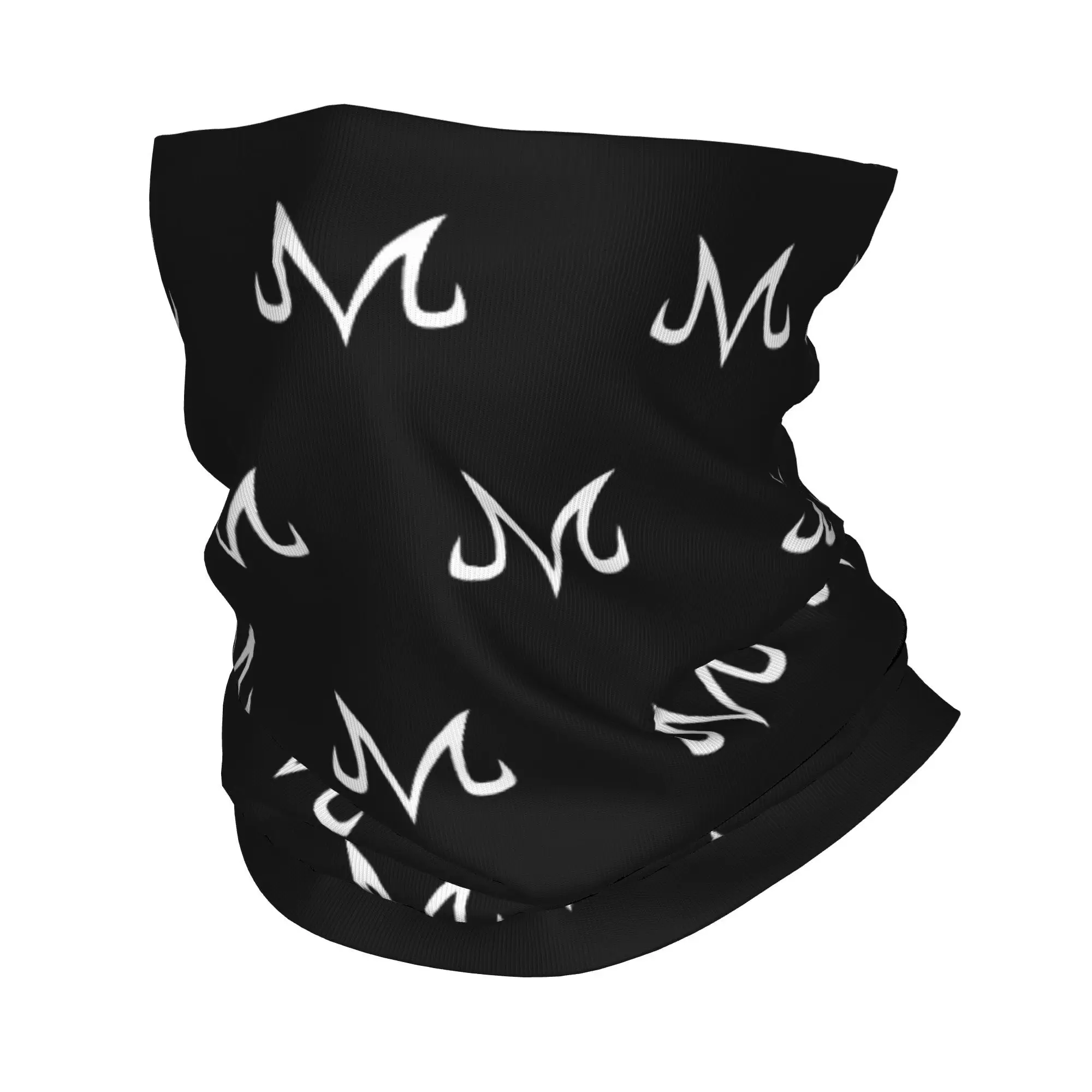 DBZ Majin M Bandana Neck Gaiter Dragon Ball Z Goku Vegeta Mask Scarf Multi-use Headband Outdoor Sports Unisex Adult Breathable