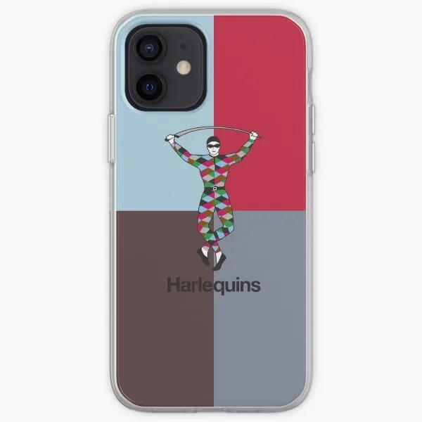 Harlequins Rugby Iphone Tough Case  Phone Case Customizable for iPhone 11 12 13 14 Pro Max Mini X XS XR Max 6 6S 7 8 Plus Coque