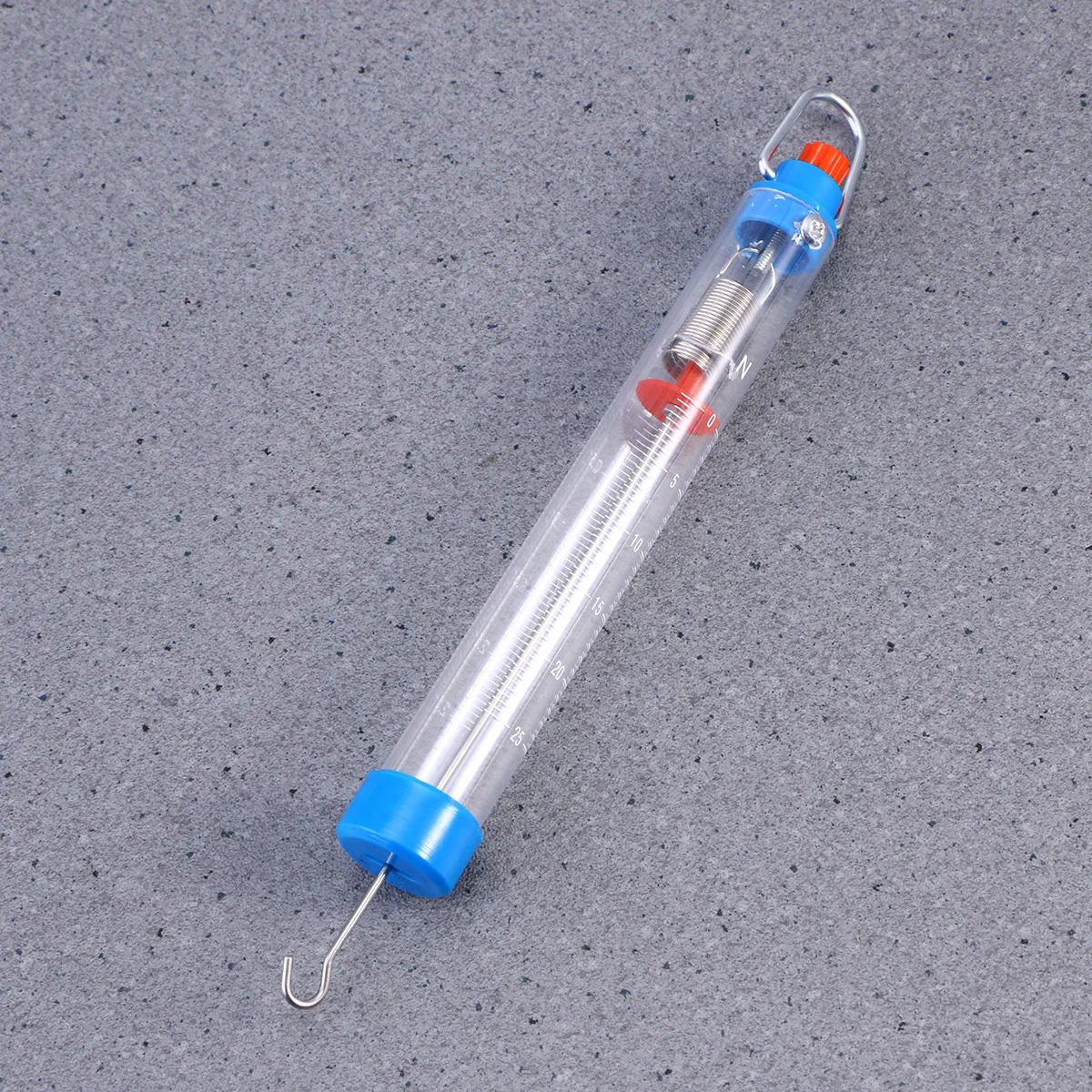 ميزان الربيع 25N/2500G ميزان القوة الميكانيكي مقياس القوة معلقة لتجربة الفيزياء الفصول الدراسية مختبر استخدام شفاف #5