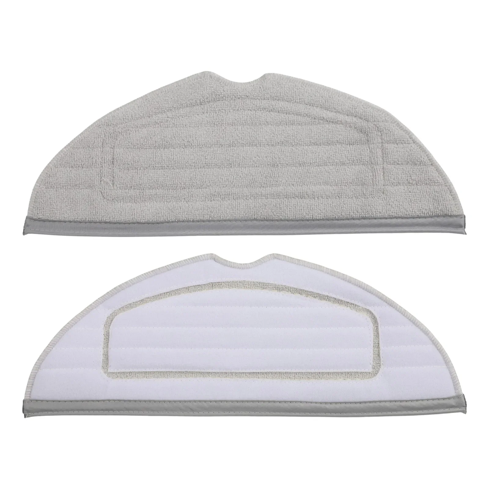 

Grey Mop Cloth Set Easy To Install Mop Accessories Microfiber Mop Cloths Sturdy Construction 4-pack Replacement