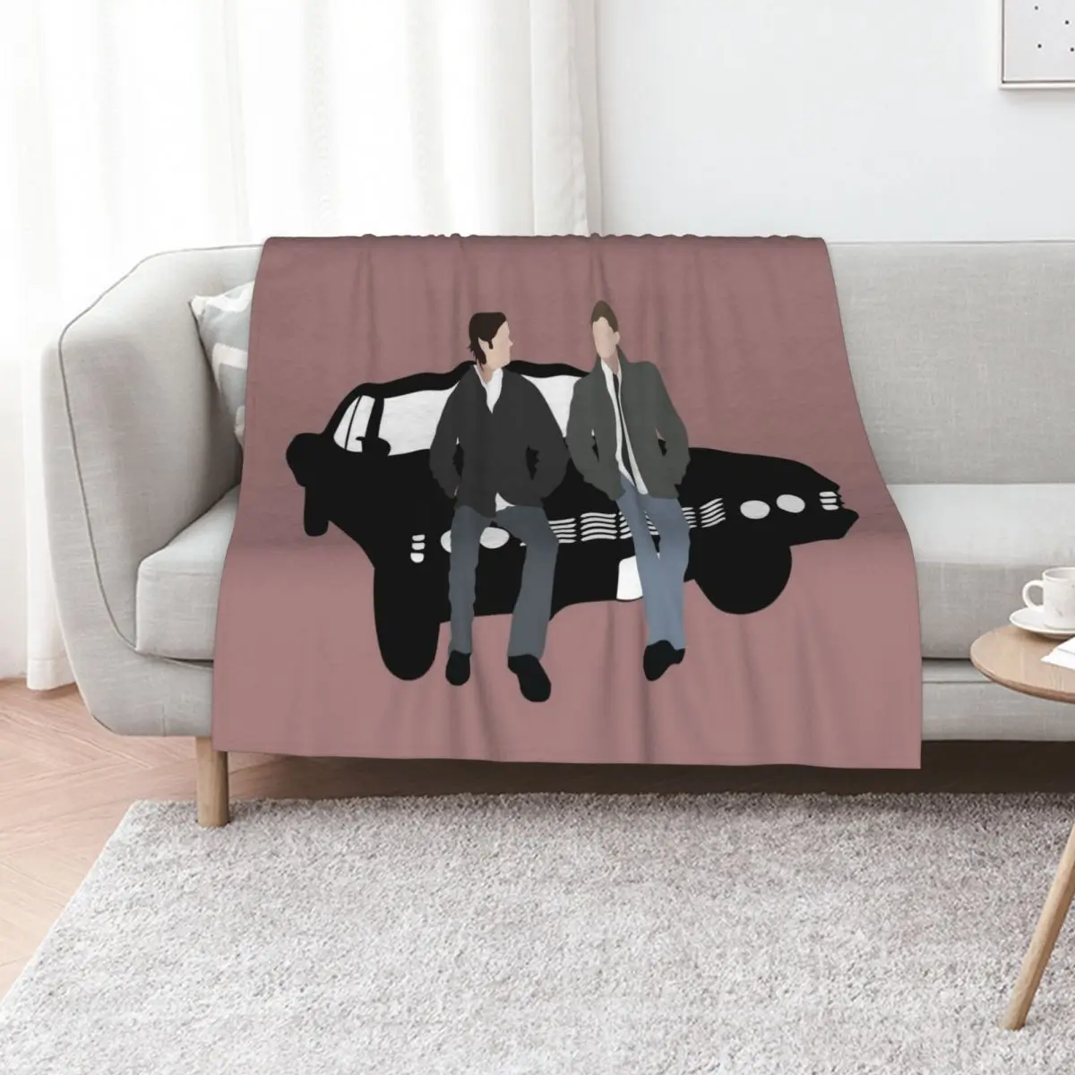 Supernatural - Sam & Dean Winchester Throw Blanket Thin Cute Plaid For Baby Personalized Gift for sofa Luxury Designer Blankets