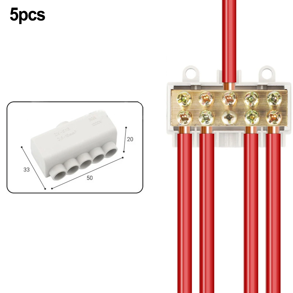 T Shape Terminal Block Heavy Duty Quick Connector with Up to 1000V Voltage Rating and Easy Installation Features