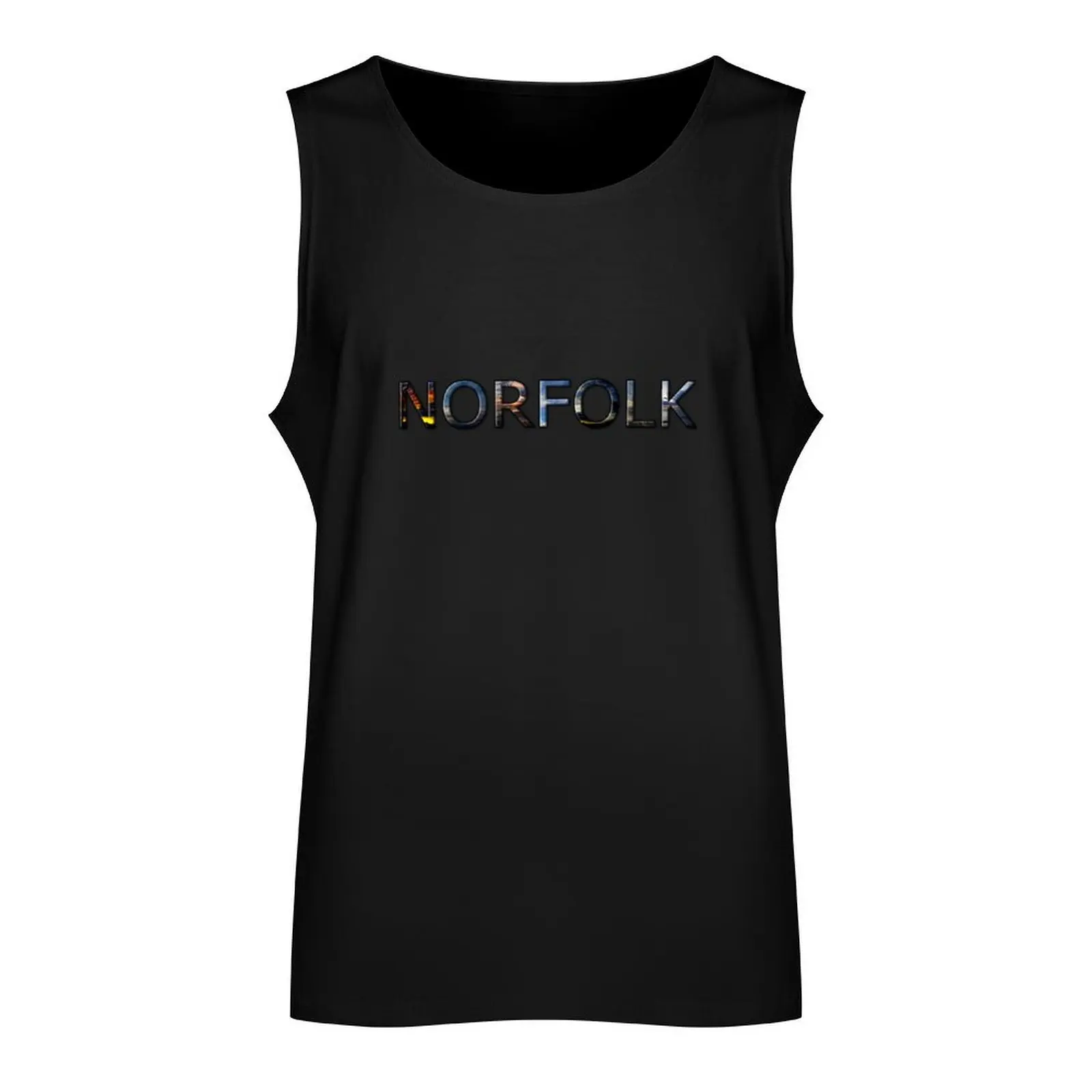 Norfolk Skies Tank Top cotton t-shirts man clothes for men summer sleeveless gym shirt man fitness Men's gym articles