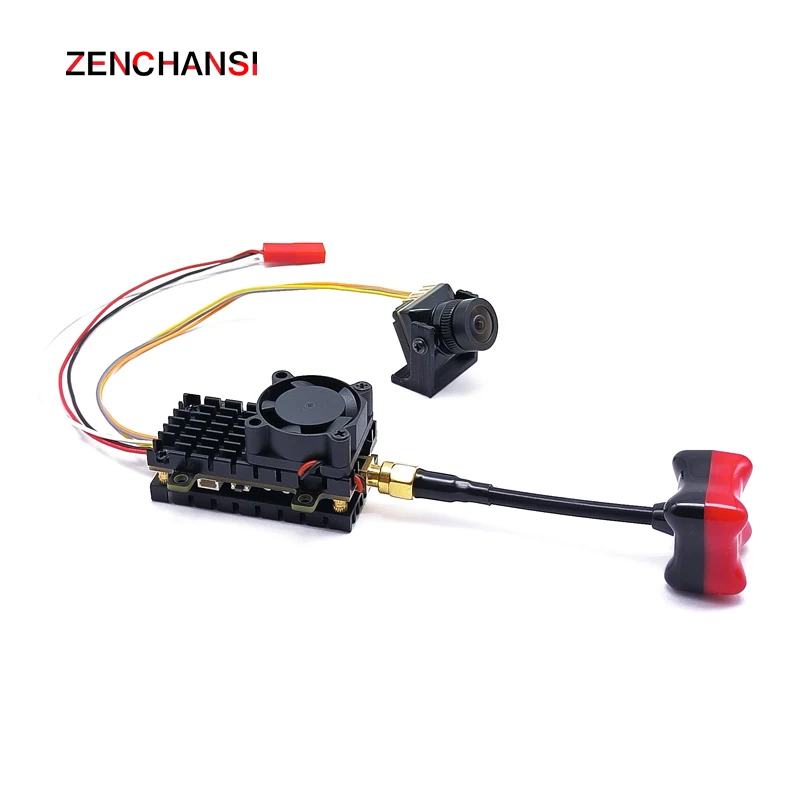 Trasmettitore 5.8G 2W Lanciatore VTX da 2000 mW e telecamera CMOS da 2,1 mm 1500TVL B19 Pro Starlight fpv da utilizzare per parti di riproduzione RC a lungo raggio