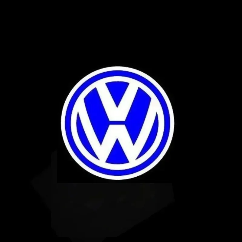 For VW VOLKSWAGEN New Car LED logo door projection welcome light for VW Beetle Golf 4 GTI GTD GTE Rline R Jetta MK4 MK5 MK6 Lamp - view 2