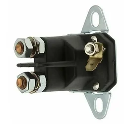 Starter Solenoid Switch 3 Terminals Fits For 1/4'' Poles For 24285 For 725-0530 Ride On Lawnmower Tractor Solenoid Switch