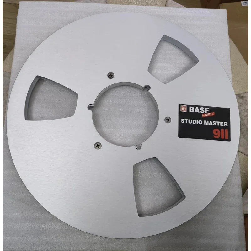 1/4 10.5 بوصة بكرة مفتوحة شريط الصوت فارغة Nab Hub بكرة إلى بكرة مسجلات مع القرص ملحقات ألومنيوم جديدة