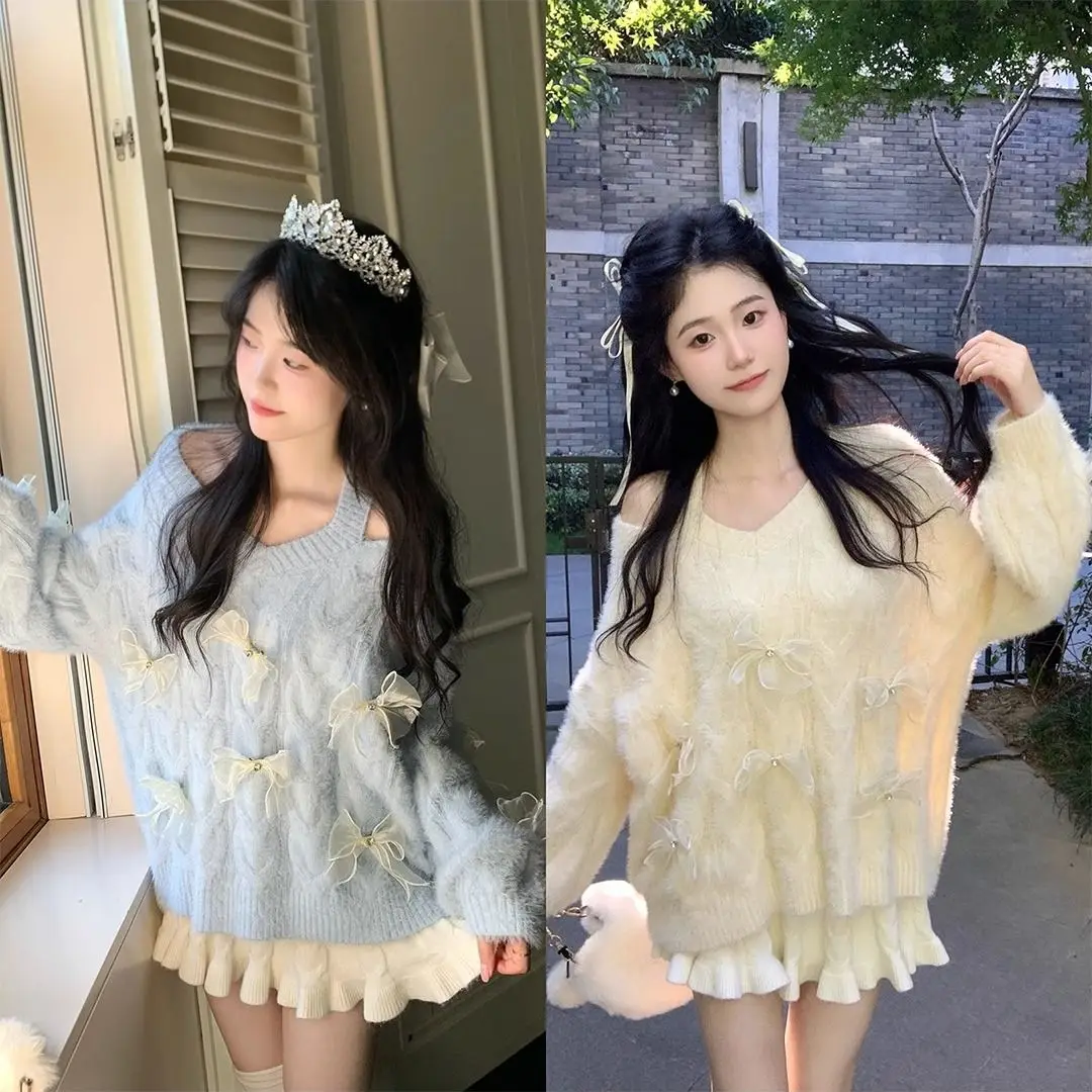 

Sweaters Jumpers Pullovers Woman Y2K Ombre Sexy Femme Relaxed Restaurant Dinner Date Night Romance Elegant Feminine Fall Leisure