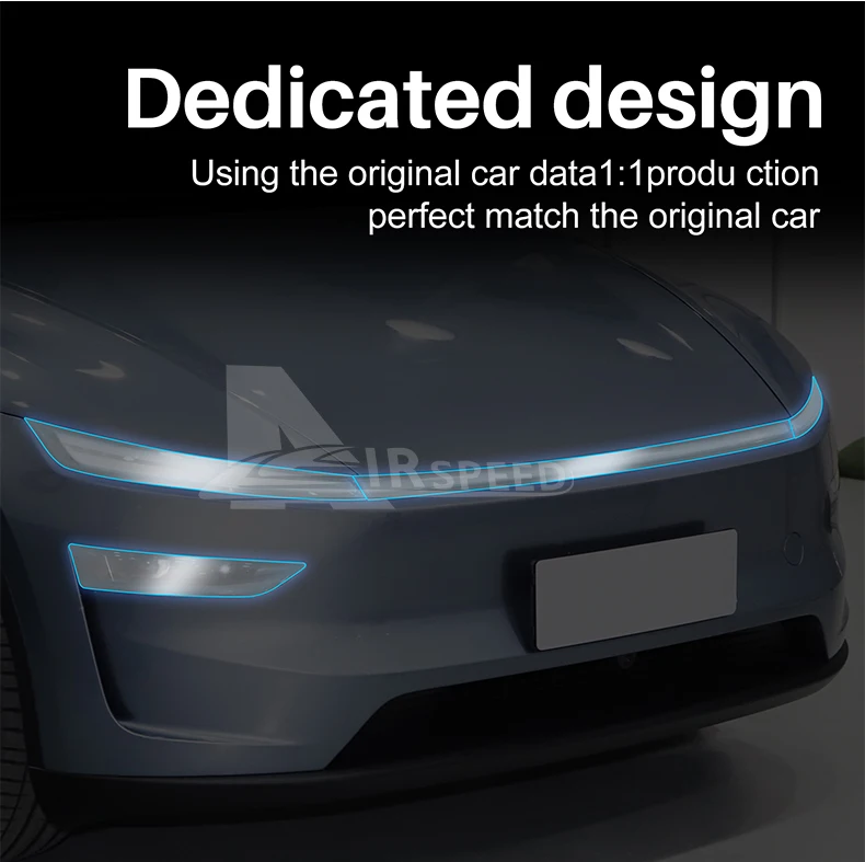 PPF Autolackschutz Scheinwerferfolie für Tesla Model Y Juniper 2025 und neuer, transparente Schutzfolie für B-Säule und Rücklichter – Detail 7