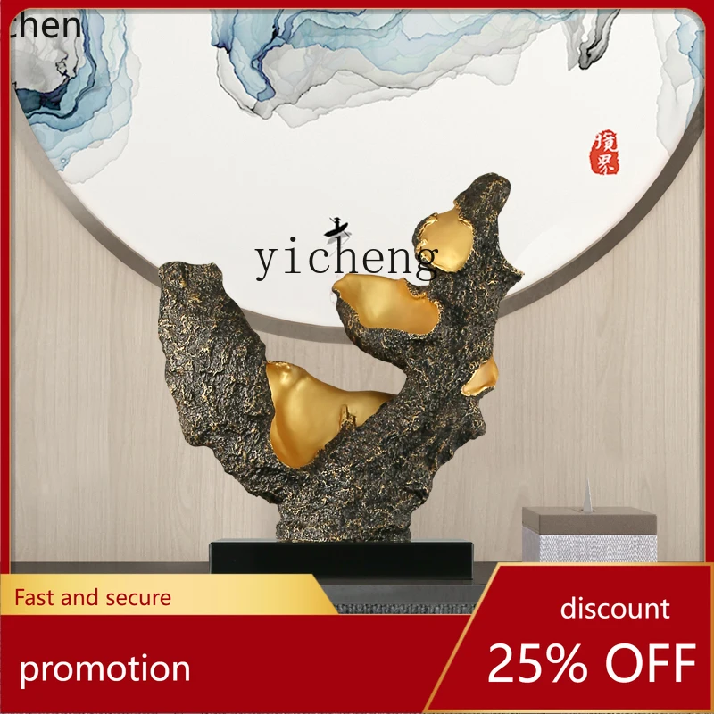 

YFY Sculpture Hotel Lobby Sales Office Fiberglass Decorative Craft Zen Ornament