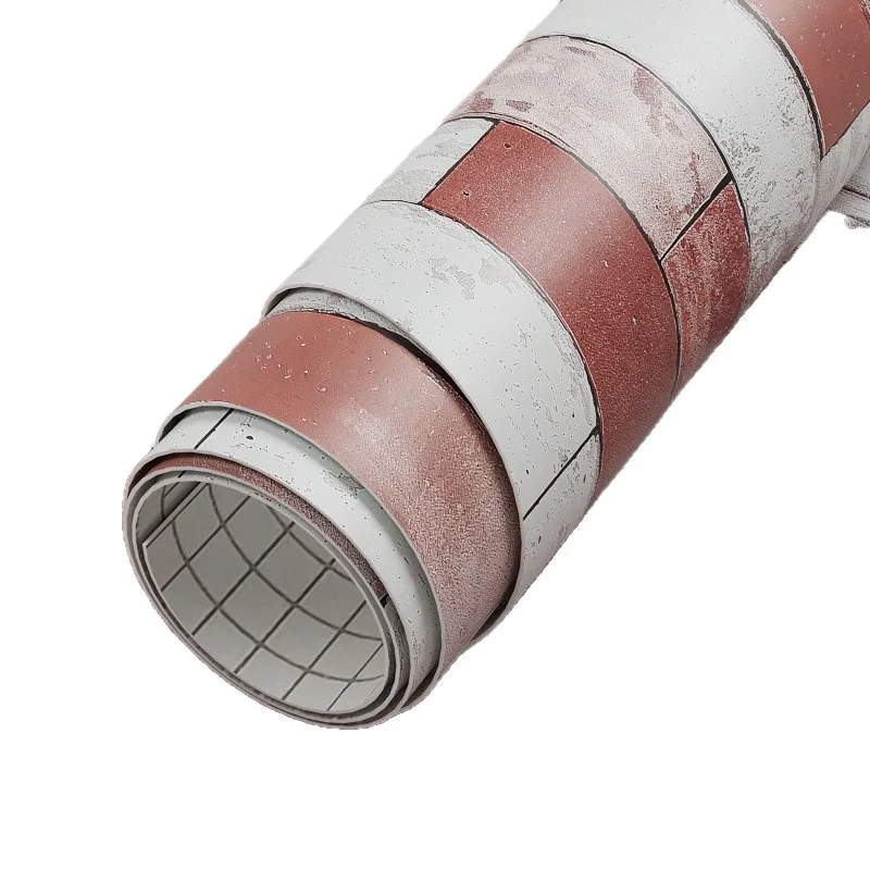 

Wallpaper self adhesive 3d three dimensional brick pattern wall sticker waterproof and moisture proof retro antique