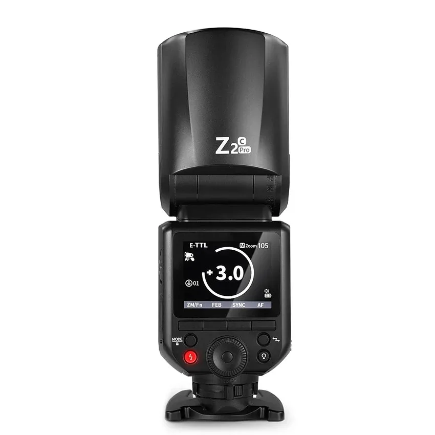 NEEWER Z2 PRO: 2.4G TTL Round Head Flash for Nikon/Canon/Sony. Wireless Compatible with Godox – Perfect for Multi-Flash Setups.
