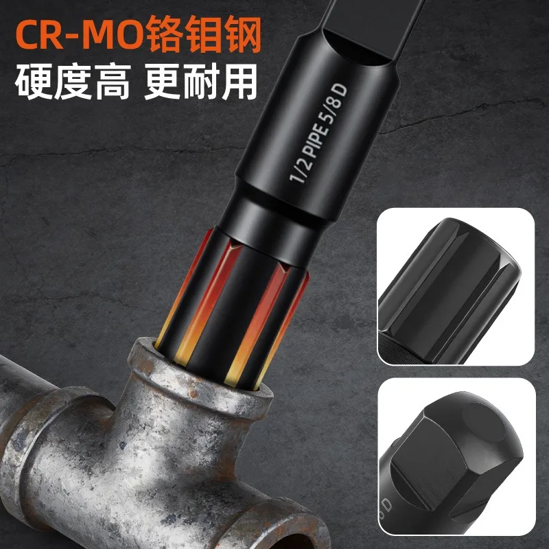 9‑Pcs Tap Tool Set Pipe Thread Repair Taps For 1/2