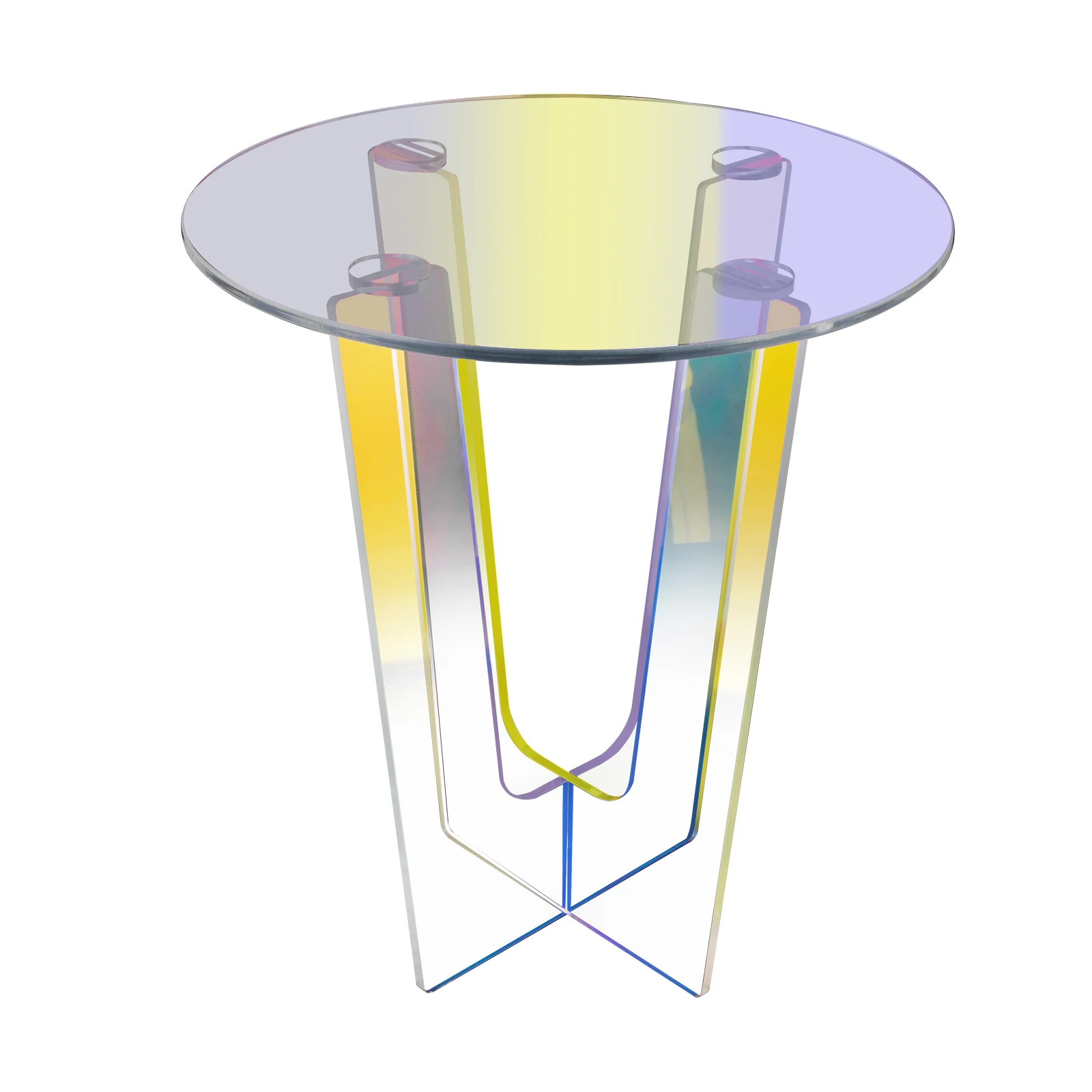 Acrylic Side Table 17.7