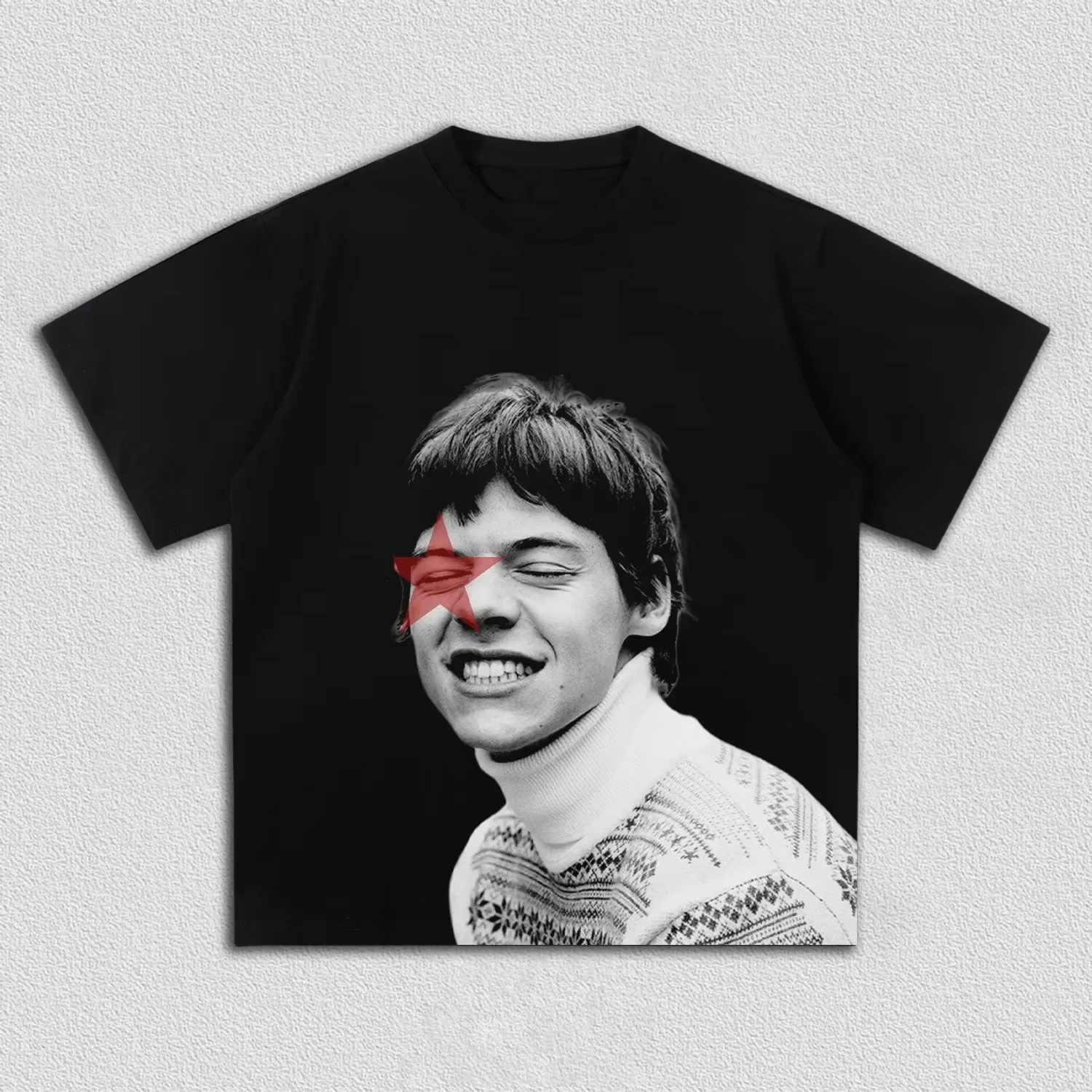 Harry Styles Red Star Graphic T shirt 2026 Merch Cotton Unisex Men