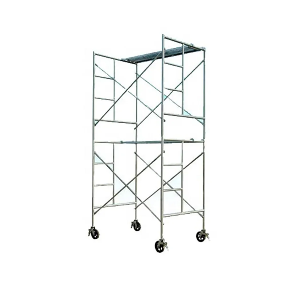 High strength steel frame scaffolding stepped lightweight for sale interior construction
